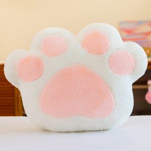 50cm Love Cat Paw Winter Hand Warmer Pillow Insert Plush Toys Girls Sleep Soft Cute Plush Doll Girl Gift