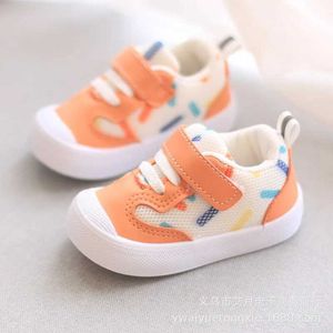 Athletic Outdoor children Baby walking shoes toddler mesh Printing sneakers soft-soled shoes boys girls casual sneakers kids infant sports shoes Y240518