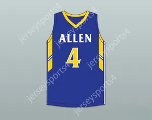 CUSTOM NAY Name Youth/Kids TYRESE MARTIN 4 WILLIAM ALLEN HIGH SCHOOL CANARIES BLUE BASKETBALL JERSEY 1 Stitched S-6XL