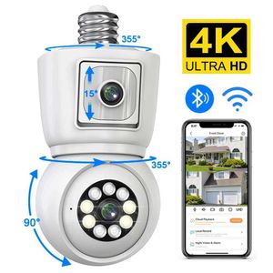 Беспроводные наборы камеры ISEE 8MP 4K E27 BULB WIFI PTZ CAMARNA AI Human Tranking Indoor 4MP.