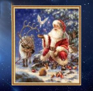 プロモーションDIYパート5Dダイヤモンド刺繍父Chrismas Round Diamond Painting Cross Stitch Kits Diamond Mosaic Home Decor4879074