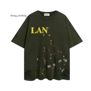 Дизайнер рубашки Lavines Высококачественный 2023 Новая хорошая одежда Летняя мода Пятня