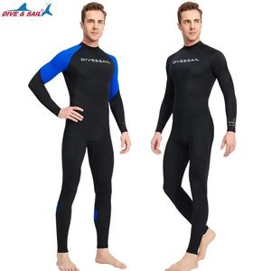 Super Stretch Diving Wetsuitu Protection UV Proteção Snorkeling One Piece Black Zipper Body Swimsuit para Scuba Diving Surf 240508