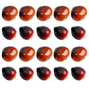 Party Decoration 20 Pcs Plant Decor Chestnuts Ornament Fruit Decorations Chinese Model Simulation