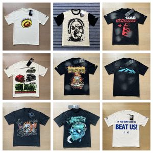 24ss Men's T-Shirts shirt Short Sleeve Tee Men Women High Quality Streetwear Hip Hop Fashion T Shirt short EA108