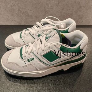 Nowe trampki designerskie buty męskie buty do biegania biały niebieski bordowy zielony biały szary sól morski sól morska czarna bogata Paul BB550 Sports damskie buty rozmiar 36-45