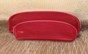 Nuova borsa con cerniera Snowflake Fashion Red Net Red Case Cosmetic Case Cosmetica Gentile di lusso Golon per XMAS4691176