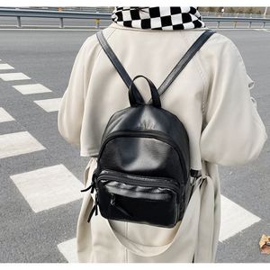 Backpack female 2022 new trendy fashion wild large-capacity mommy leisure backpack college student girl travel bag 276M