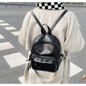 Backpack Female 2022 Neue trendige Mode wild große Kapazität Mama Freizeit Rucksack College Studentin Gurty Reisetasche 276m