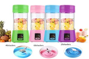 380 ml USB Portable Juicer Blender Cup 6 Blades Electric Automatic Smoothie Vegetabily Fruit Citrus Orange Juice Maker Cup Mixer MAC4181779