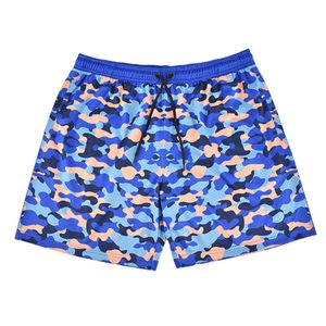Lu Men Shorts Summer Sport Workout Above Knee With Drawtrg Pocket Gm ch Sublimation Poleter Blue Camo Men Short