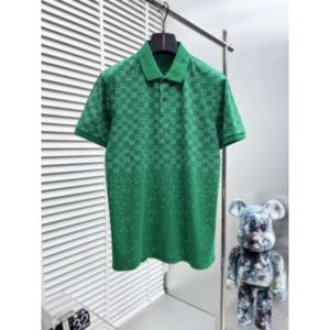 Summer Polo Shirt Designer Polo Shirts Men Fashion Lettere Casual Stampa da Mens Polos5603