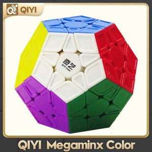 Magic Cubes Magic Cube Qiyi S Megaminx Speed ​​Professional 12 sidor Puzzle Cubo Magico Education Toys for Children Brain Teaser Puzzle Toys Y240518
