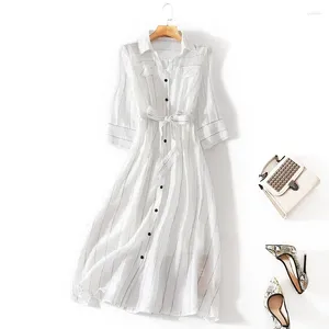 Party Dresses Summer Dress 2024 Elegant White For Women Casual Korean Fashion Female Two-piece Vestido De Mujer Pph3890