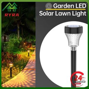 Güneş Led Bahçe Işık Açık Kontrol Su Geçirmez RGB Peyzaj Işıkları Yolu Yard Dekorasyon Güç Çimen