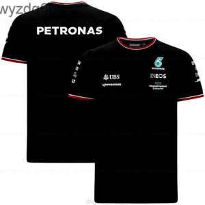 2024 för Mercedes Benz F1 Racing T-shirt Formel One Petronas Motorsport Team Car Fans Summer Quick Dry Breatble Jerseys CXIQ