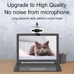 Webcams Portable 4K Network Camera PC Laptop 2K 1080P Network Camera Live Flexible Full HD Network Camera Suitable for Computers with Light Mic J2405