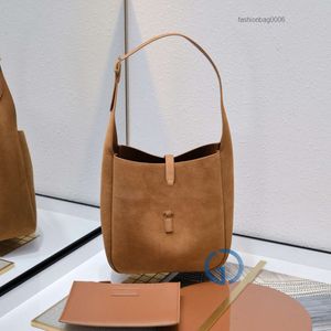 7a Designer Hobo Rose Bag Wildleder Achselstätte Schulterschaufel Wintertaschen echte Leder Frauen Mode Handtaschen Klassische Achselhöhle Clutch Lambskin Innern