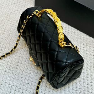 Prawdziwy skórzany uchwyt litera Kobiety luksusowe projektanci torby torby na ramię torebki torba łańcucha komunikatka