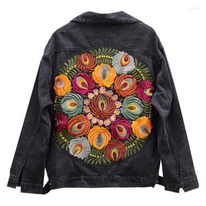 سترات نسائية 2024 ARRIVA Spring Coat Girl Multi Floral Assorized DeniM Jacket Sced Long Long