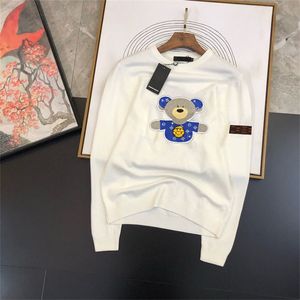 Unisex Sweaters Wool With Budge Letters Fashion Sweatshirts Knits Long Sleeevs Outwears Warm Tops Man Sweater M-XXXL