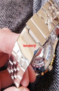 138 Men039s watch Fashion Black Silver leather strap autoamtic movement Mechanical Men039s Dress mens glass back Watches whi4170631