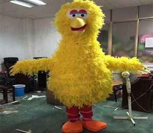 Żółta ptak kreskówka kostium kreskówek Ubranie Big Bird Mascot Costume Cartoon Cartoon Costume Mascot Costume Fancy Dress Party S4379278