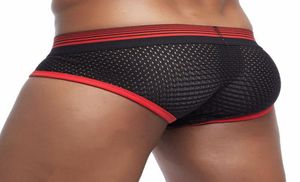 ホローセクシーなブリーフメンアンダーウェアゲイボクサーブリーフメッシュCuecas Masculina Homme Man BoxerShorts Calzoncillos Hombre Slip Jockstrap UN4303780