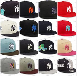 2024 mais recente 29 Cores USA New York Baseball Hat ajustável Cap preto Cap mach