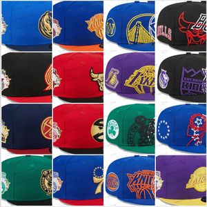 2024 All Team Fan's Basketball USA New York Baseball Regulowany czapkę czarne Chicago Mężczyźni Vintage Flat Sport Base Ball Capback Caps Letters Bone Chapeau MA19-02