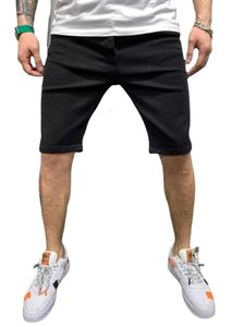 Shorts Men039s perforowane dżinsy Młodzieżowe swobodne krótkie krótkie krótki