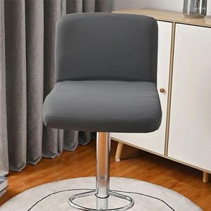 Chair Covers Sparkling Bar Stool Cover Stretch Office Slipcovers Elastic Short Back Chairs For Dining Room Decor(No Chair)