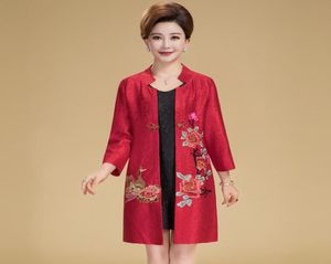 Fashion Spring Traditionelle chinesische Kleidung Retro chinesischer Stil Stickerei