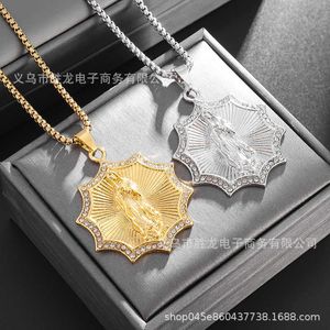 Design a Santa Maria Stainless Steel Titanium Gold-plated Necklace