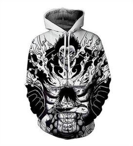 Anime One Piece Hoodies 3D Pullover de pullinatra de moletom MonkeyLuffy Ace Sabo Battle Tracksuit Roupet Casual Outerwear7660938