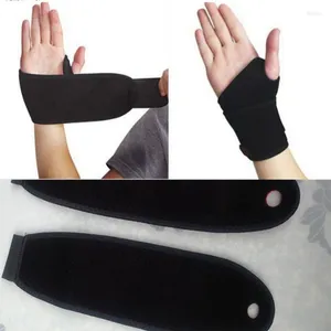 Handledsstöd 1PC Sports Guard Basketball Yoga Wristband Carpal Tunnel Brace Tendinitis Pain Relief Bandage Wrap