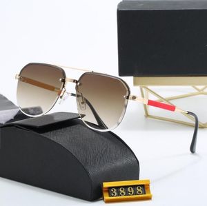 Дизайнерские солнцезащитные очки верхний вид солнцезащитные очки мужчины Womans Vintage Plain Mirror UV защита солнце
