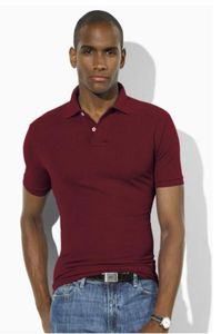 Kleiner Pferd Sommer hochwertiger Men039s Klassische Polo -Shirt Men039s Kurzärmel Freizeit Mode Polo Men039S Solid Color4073060