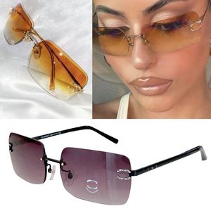 Toppdesigner solglasögon CH4218 Superkvalitet Small Frame Head Ladies Sexiga solglasögon män cool stil anti UV400 med glasögonlåda