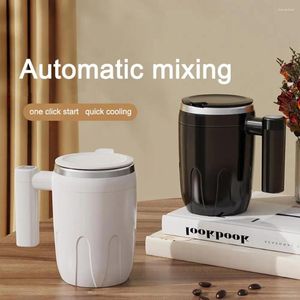 Mugs YOUZI 400ml Self Stirring Mug Type-C Rechargeable Auto Magnetic Coffee Automatic Mixing Cup For Milk/Cocoa At Office/Kitchen