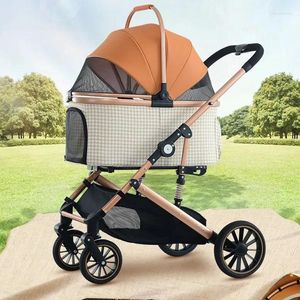 Dog Carrier Medium Sized Pet Cart For Outdoor Use Large With Detachable Bag Foldable And -absorbing