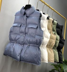 Sedutmo Winter Duck Down Women Vest Tunika korta jackor Autumn Waistcoat Casual Puffer Jacket Slim Parkas ED1104 2011037113529