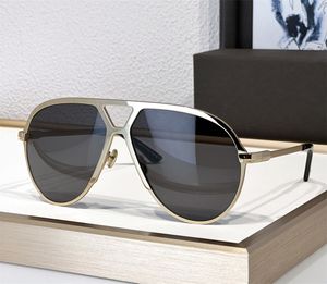 Designer clássico da moda Xavier 1060 óculos de sol Men metal em forma de sol óculos de sol no verão de verão e proteção UV de estilo versátil vem com estojo