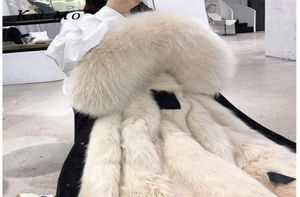 women039s down parkas kaimo women fur coat long parka防水ビッグカラーフード厚い暖かいライナー冬のジャケット8676045