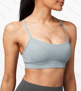 Yoga Bras Womens Sports Underwear Doublesided Slip Tightfitting Thin Belt Sexiga tankar Vackra rygg Vest Sling Wear BH under2144427