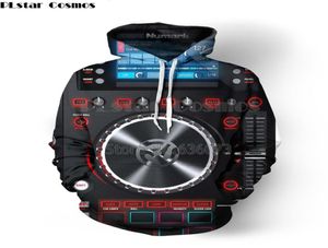 DJ Controller 3D HD Printed Hoodie Men Hoodies för rock DJ Disco Player Sweatshirts Top LED Flashing Equalizer El Pullover 42252136