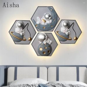 Wall Lamp LED Cartoon Children's Room Decoration Sconces For Bedroom Study Nursery Corridor Fixture