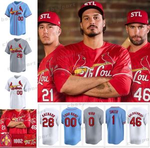 Nolan Arenado 2024 City Connect Jersey Paul Goldschmidt Willson Contreras Yadier Molina Dylan Carlson Paul DeJong Albert Pujols Cardinals Ozzie Smith Jerseys