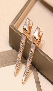 BMV Diamond Earring 18K Gold Plated Stud Jewelry Högsta Counter Quality Luxury Brand Designer Officiella reproduktioner Earring8562964