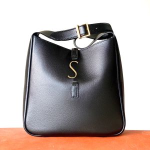 Fashion Womens le5a7 Even saddle hobo Shoulder Bag Women's Luxury tote handbag man purse wallet crossbody Designer lady Genuine leather clutch black Underarm Bags